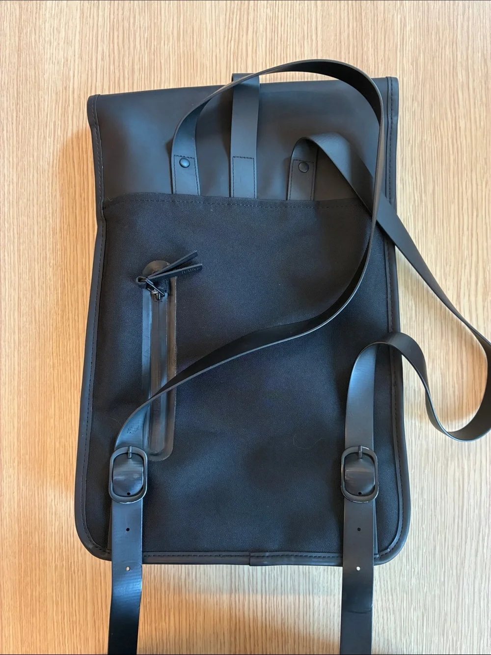RAINS Leather Backpack